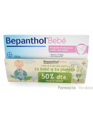 BEPANTHOL BABY 100G+100G 2ª UNIDADE COM 50%DESCONTO