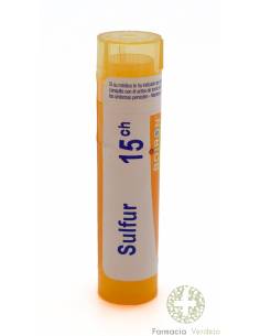 ENXOFRE BOIRON C15 GLÓBULOS 1 EMBALAGEM 4 g