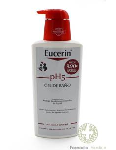 EUCERIN PIEL SENSIBLE PH-5 GEL DE BAÑO 400 ML