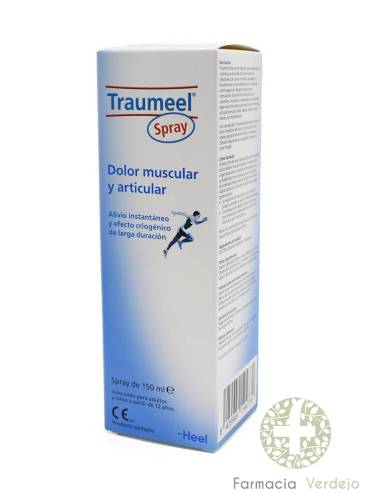 TRAUMEEL SPRAY 150 ML Alívio instantâneo de dores musculares e articulares