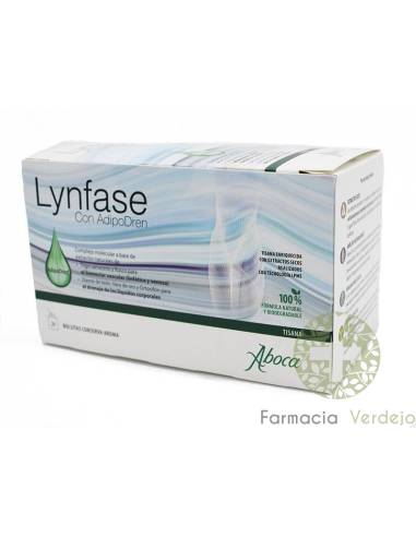 LYNFASE  BOLSITAS FILTRO  20 FILTROS Ayuda al  drenaje del sistema linfático