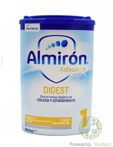 ALMIRON DIGEST 1 ADVANCE  800 G Manejo dietético de cólicos y estreñimiento