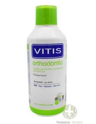 VITIS ORTHODONTIC COLUTORIO 500 ML Cuidado y protección en ortodoncia