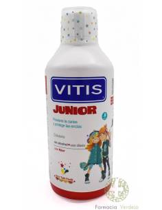 ENXAGUANTE BUCAL VITIS JUNIOR 500 ML Previne cáries e...