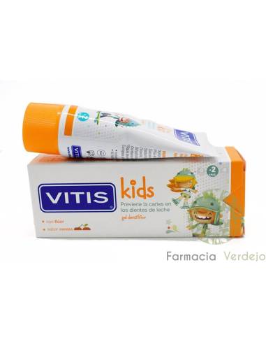 VITIS KIDS GEL DENTIFRICO  50 ML Prevención de caries en los dientes de leche