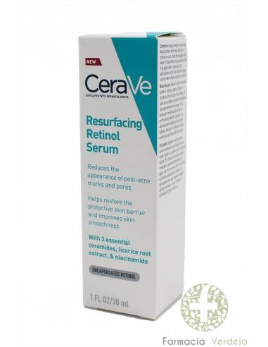 CERAVE SERUM RETINOL ANTI-MARCAS 30ML Reduce marcas y restaura piel en acné