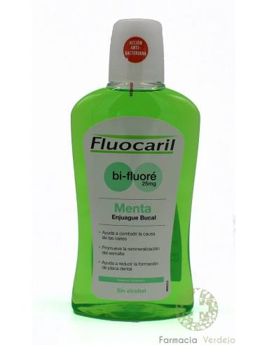 FLUOCARIL BI-FLUORE 25 MG ENXAGUANTE BUCAL 500 ML Protege, remineraliza e reduz a placa dental