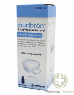 MUCIBRON 3 MG/ML SOLUÇÃO ORAL 200 ML Facilita a expulsão...