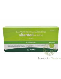 SUPOSITORIOS DE GLICERINA VILARDELL ADULTOS 3 g 12 u....