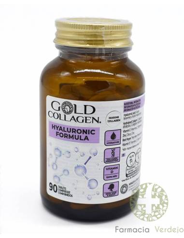 GOLD COLLAGEN HYALURONIC FORMULA  90 COMPRIMIDOS Regalo mascarilla facial hidratante