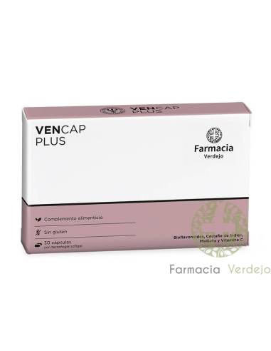 VENCAP PLUS CIRCULACION VENOSA FARMACIA VERDEJO 30 CAPS Fortalece el sistema venoso