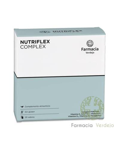 NUTRIFLEX COMPLEX 20 SOBRES FARMACIA VERDEJO Nutrición de huesos y cartílagos