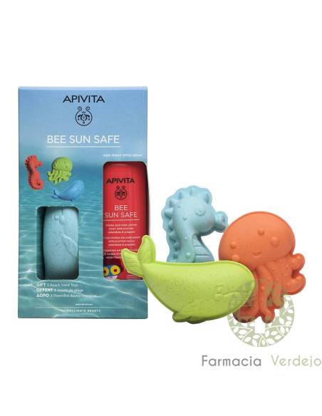 APIVITA SOLAR BEE SUN SAFE HYDRA SUN KIDS LOÇÃO 50 KIDS SPRAY 200ML + GIFT Alta fotoproteção