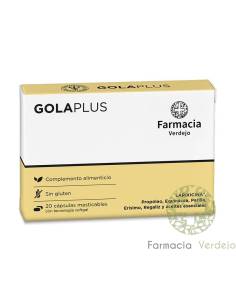 FARMACIA VERDEJO GOLAPLUS 20 CÁPSULAS Dor, irritação na...