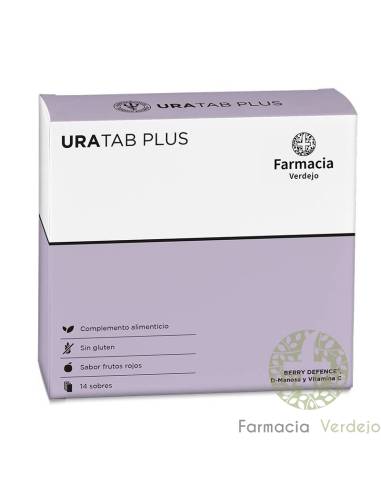 URATAB PLUS FARMACIA VERDEJO 14 SOBRES Defensa de las vías urinarias