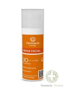 FARMÁCIA VERDEJO CREME PROTETOR SOLAR FACIAL 30 FPS TOQUE...