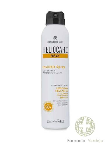 HELIOCARE 360º SPF 50+ INVISIBLE SPRAY  200 ML Muy alta protección solar para piel muy sensible