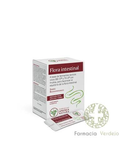 FLORA INTESTINAL SOBRES BUCODISPERSABLES 1G APOTECA NATURA  Probióticos y prebióticos