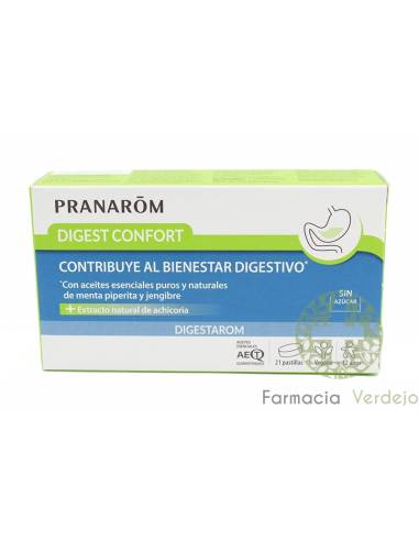 PRANAROM DIGEST CONFORT 21 COMP Bem-estar digestivo com extratos naturais e óleos essenciais