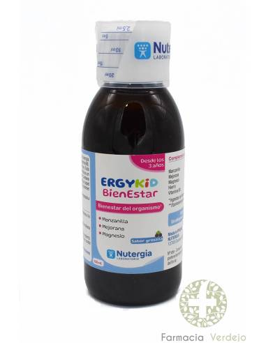 ERGYKID BIENESTAR 150 ML NUTERGIA Activación del organismo desde 3 años