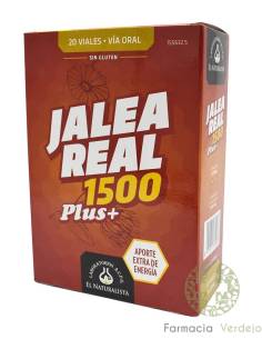 JALEA REAL 1500 PLUS+ EL NATURALISTA  20 VIALES Aporte...