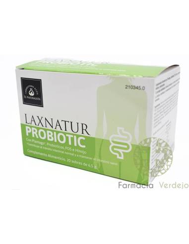 LAXNATUR PROBIOTIC EL NATURALISTA 20 SOBRES 6,5 G Mantiene el intestino activo y sano