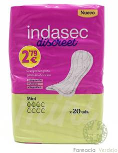 INDASEC DISCREET MINI 22 PAYS Perda leve de urina