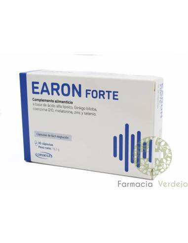 EARON FORTE  30 CAPSULAS Prevención de tinnitus y problemas visuales