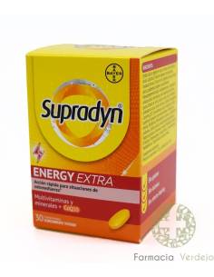 SUPRADYN ENERGY EXTRA 30 COMPRIMIDOS Energia rápida para...