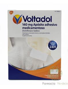VOLTADOL 140 mg 5 PENSATIVOS ADESIVOS MEDICAMENTOSOS...