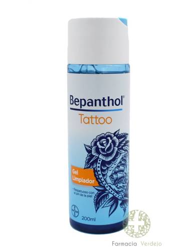 BEPANTHOL TATTOO CLEANSING GEL 200ML Mantém a pele tatuada limpa e saudável