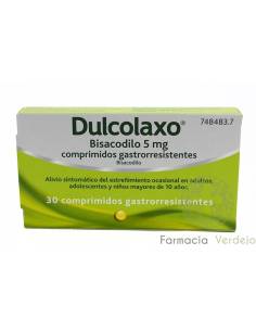 DULCOLAXO BISACODILO 5 MG 30 COMPRIMIDOS Alivio efectivo...