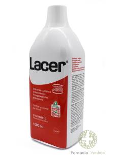 LACER ENXAGUANTE BUCAL 1000 ML Anticárie, anti-placa,...