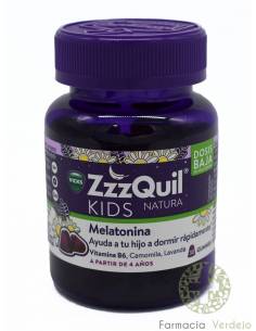 ZZZQUIL KIDS 30 GUMMIES MELATONINA AJUDA A CRIANÇA A DORMIR