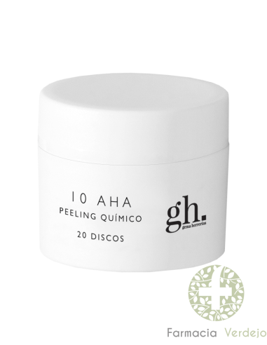 GH GEMA HERRERIAS 10 PEELING QUÍMICO AHA 20 DISCOS