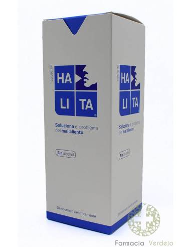 HALITA ENJUAGUE BUCAL  500 ML Solución al mal aliento MEJOR PRECIO