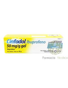 CINFADOL IBUPROFENO 50 MG/G GEL CUTANEO50 G Alívio...