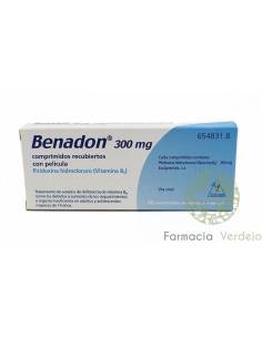 BENADON 300 mg 20 COMPRIMIDOS RECUBIERTOS Suplemento de...