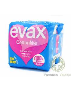 EVAX COTTONLIKE NORMAL CON ALAS 19 COMPRESAS