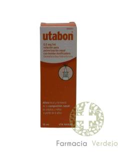 BOMBA DOSADORA NASAL UTABON 15 ml Efetivamente alivia a...