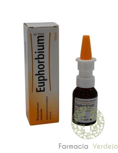 EUPHORBIUM COMPOSITUM GOTAS NASALES 20 ML SPRAY Equilibra la mucosa nasal congestionada