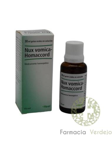HEEL NUX VOMICA HOMACCORD 30 ML GOTAS...