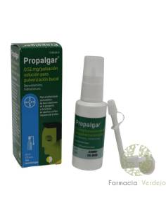 PROPALGAR SPRAY SOLUÇÃO 30ML Acalma dor de garganta e...