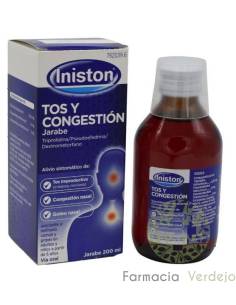 INISTON COUGH & XAROPE DE CONGESTÃO 200 ml Alivia tosse...