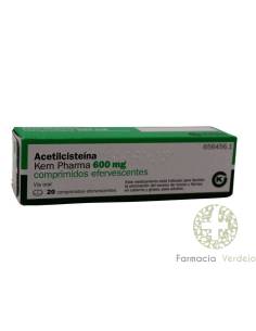 ACETILCISTEÍNA KERN PHARMA EFG 600 MG 20 EFR COMPRIMIDOS...