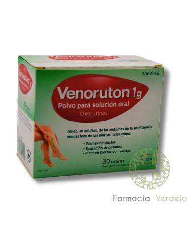 VENORUTON OXERUTINAS 1 g 30 SOBRES POLVO PARA SOLUCION ORAL