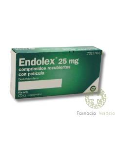ENDOLEX (DEXCETOPROFENO) 25 mg 12 COMPRIMIDOS Acalma...
