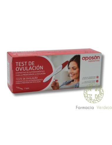 TEST DE OVULACION APOSAN 7 UNIDADES Autodiagnóstico para predecir ovulación