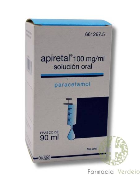 APIRETAL 100 MG/ML SOLUCION ORAL 1 FRASCO 90 ML Fiebre y dolor moderado