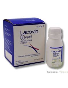 LACOVIN 50 MG/ML SOLUCION CUTANEA 4 FRASCOS 60 ML...